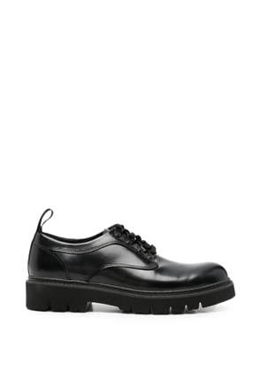 SERGIO MORETTI FIRENZE leather derby shoes - Black