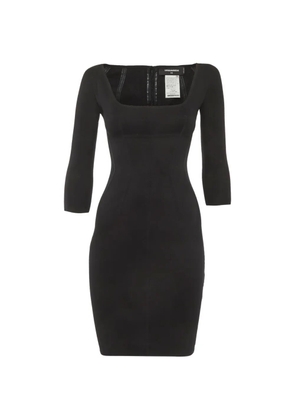 DSQUARED2 scoop-neck knit cotton mini dress - Black