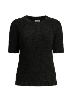 KHAITE Cam short-sleeves T-shirt - Black