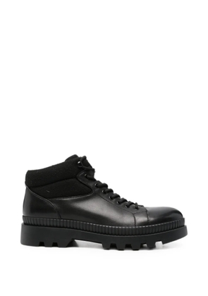 SERGIO MORETTI FIRENZE leather boots - Black