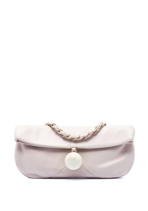 CHANEL Pre-Owned 2003-2004 CC Lambskin Cue Ball Foldover Flap shoulder bag - Pink