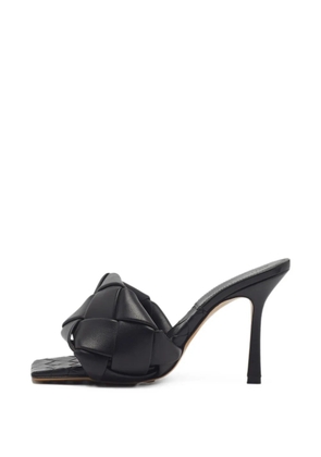 Bottega Veneta Pre-Owned Lido woven leather sandals - Black