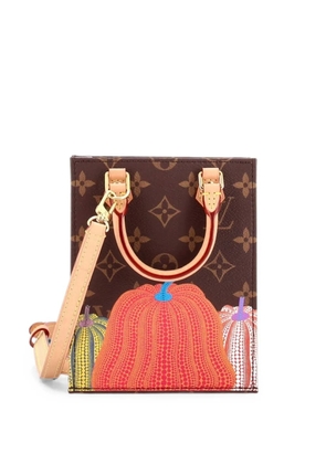 Louis Vuitton Pre-Owned Petit Sac Plat Bag Yayoi Kusama Pumpkins Monogram Canvas crossbody bag - Brown