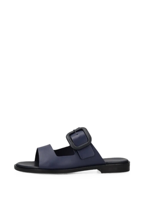 FRAU buckle-detail leather flat sandals - Blue