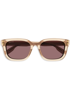 Gucci Eyewear logo-print sunglasses - Orange