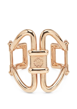 Roberto Cavalli Vintage 2017 sculptural logo-detail bracelet - Pink