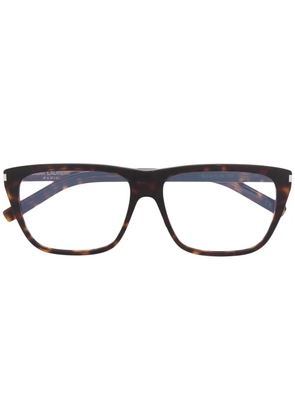Saint Laurent Eyewear square-frame sunglasses - Brown