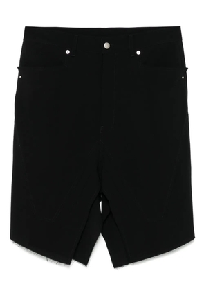 Rick Owens slivered mini skirt - Black