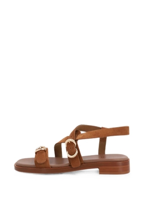 FRAU suede multi-strap sandals - Brown
