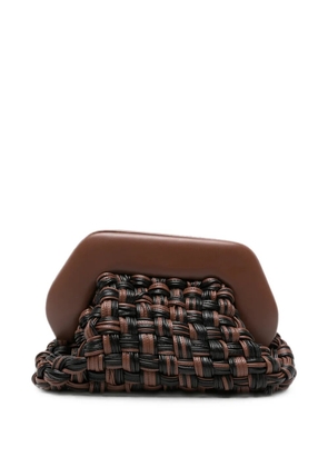 Themoirè Bios clutch bag - Brown
