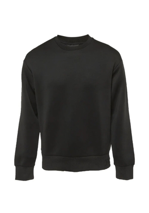 Emporio Armani Pre-Owned logo-embroidered sweatshirt - Black