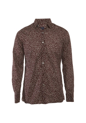 Lanvin Pre-Owned geometric-print shirt - Red