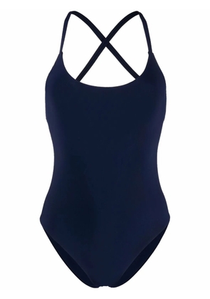 LIDO criss-cross back swimsuit - Blue