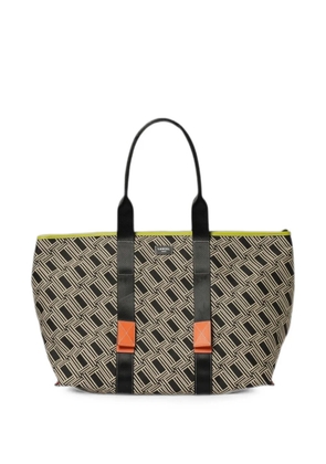 Lancel Mistral geometric-pattern tote bag - Neutrals