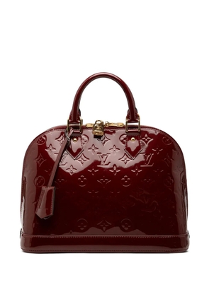 Louis Vuitton Pre-Owned 2014 Monogram Vernis Alma PM handbag - Red