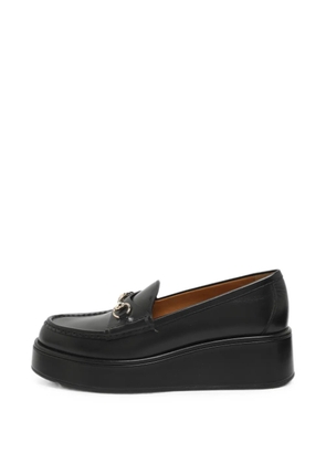 Gucci Pre-Owned Jordaan platform loafers - Black