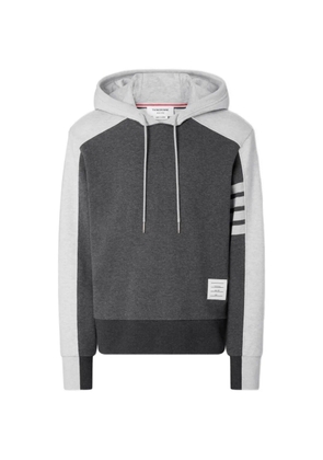 Thom Browne 4-Bar colour-block hoodie - Grey