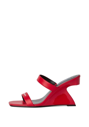 Karl Lagerfeld Jeans Waverely double-strap slides - Red