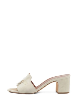 Loro Piana Pre-Owned Summer Charms heeled sandals - Grey
