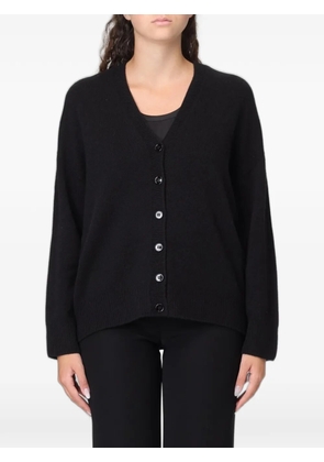 Emporio Armani V-neck cashmere cardigan - Black