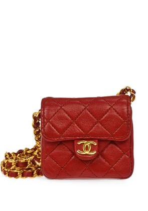 CHANEL Pre-Owned small Classic Flap shoulder bag - Red