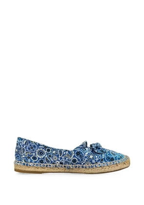 Charlotte Olympia Bandana bow espadrilles - Blue