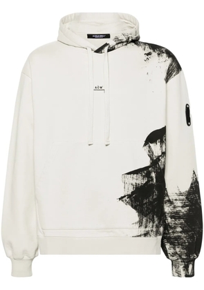 A-COLD-WALL* Brushstroke cotton hoodie - Neutrals