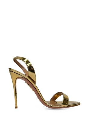 Aquazzura So Nude 105 sandals - Gold