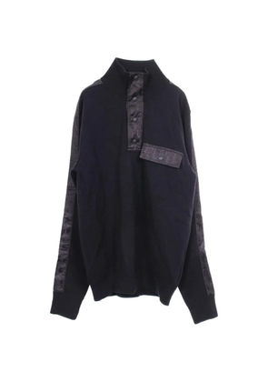 Christian Dior Pre-Owned Oblique high-neck sweatshirt - Blue
