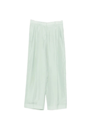 Fabiana Filippi pleated wide-leg trousers - Green