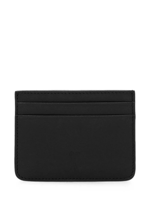AMI Paris cowhide-leather card-holder with Ami de Coeur - Black