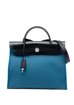 Hermès Pre-Owned 2017 Toile Herbag Zip 31 satchel - Black
