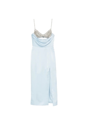 Rachel Gilbert Celestia embellished midi dress - Blue