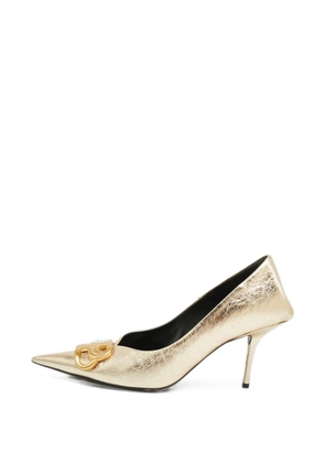 Balenciaga Pre-Owned Square Knife pumps - Gold