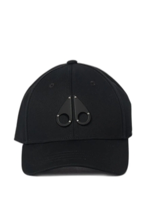 Moose Knuckles logo-plaque baseball cap - Black