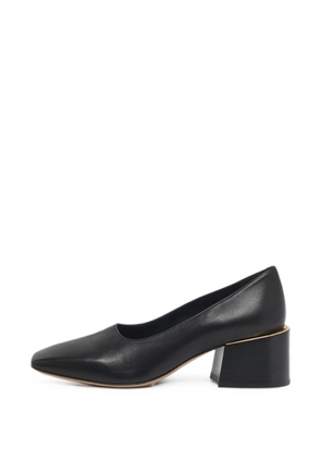 Burberry Pre-Owned square-toe block-heel pumps - Black