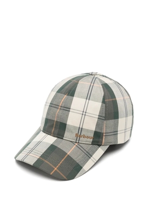 Barbour Telfield tartan baseball cap - Neutrals