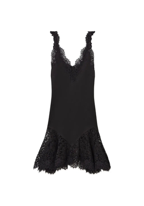 Stella McCartney lace-trim sleeveless dress - Black