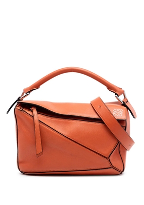 Loewe Pre-Owned 2016 Small Calfskin Puzzle satchel - Orange