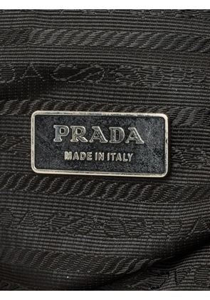 Prada Pre-Owned Tessuto logo-detail garment bag - Black