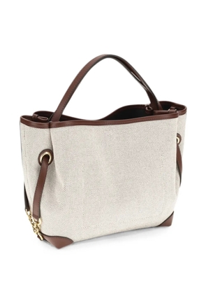 Chloé Clover logo-print tote bag - Neutrals