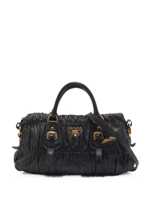Prada Pre-Owned Gaufre leather tote bag - Black