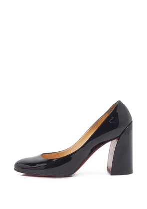 Christian Louboutin Pre-Owned Miss Sab block heel pumps - Black