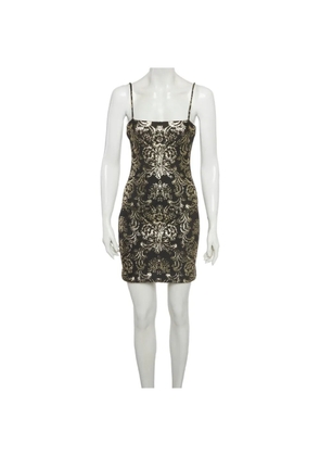 alice + olivia Fifi floral mini dress - Black