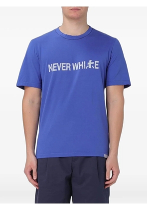 Premiata slogan-print T-shirt - Blue