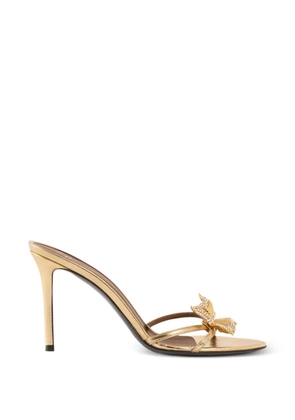 Giuseppe Zanotti Mariposa mules 90 - Gold