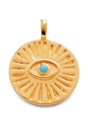 Monica Vinader Talisman-evil-eye pendant necklace - Gold