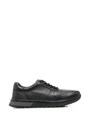 SERGIO MORETTI FIRENZE panelled leather sneakers - Blue
