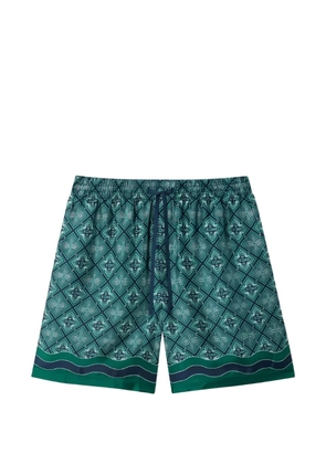 Casablanca Radiating Monogram deck shorts - Green