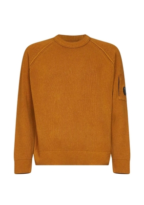 C.P. Company Lens detail raglan-sleeve sweater - Orange